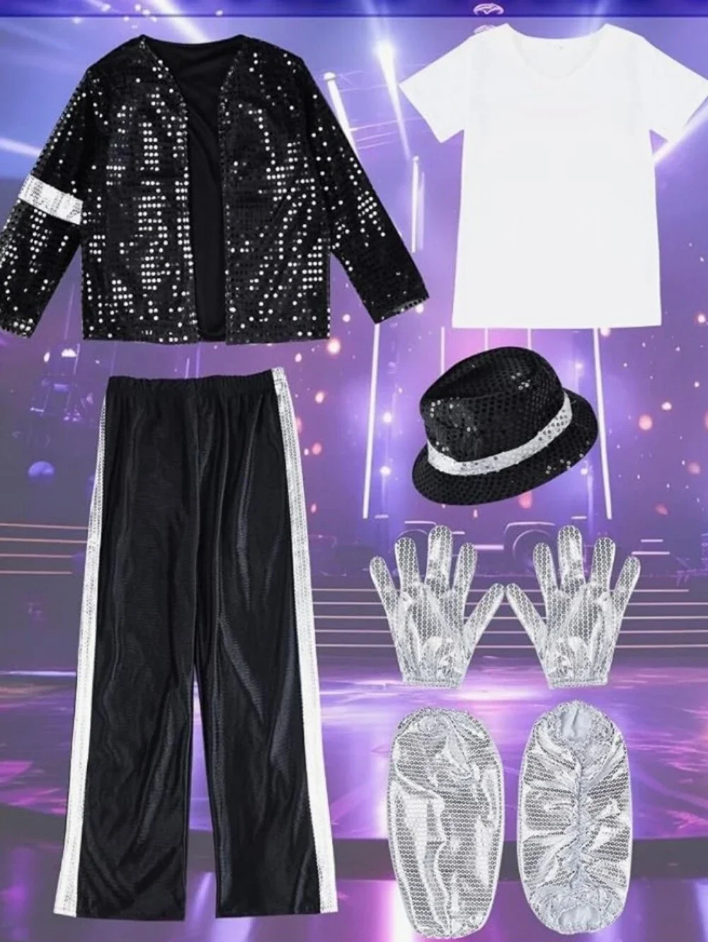 Kids 80's Pop Star Costume